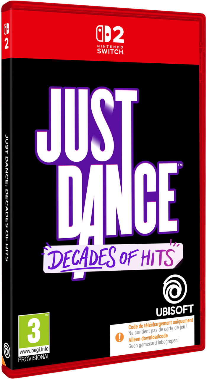Just Dance Decades of Hits Nintendo Switch 2 verpakking