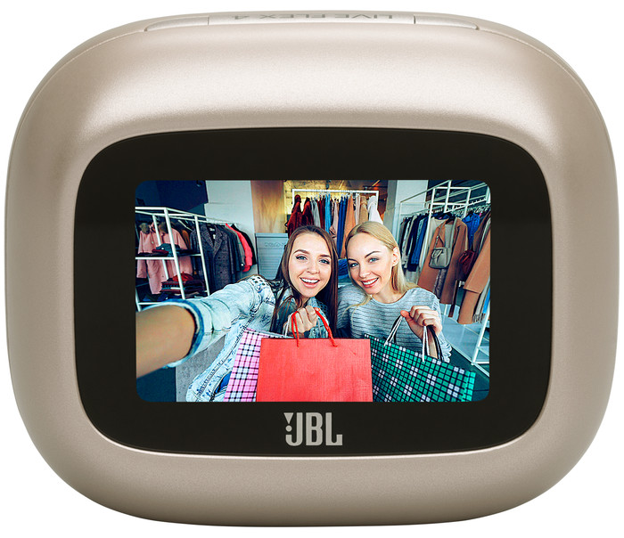 JBL Live Flex 4 Champagne détail