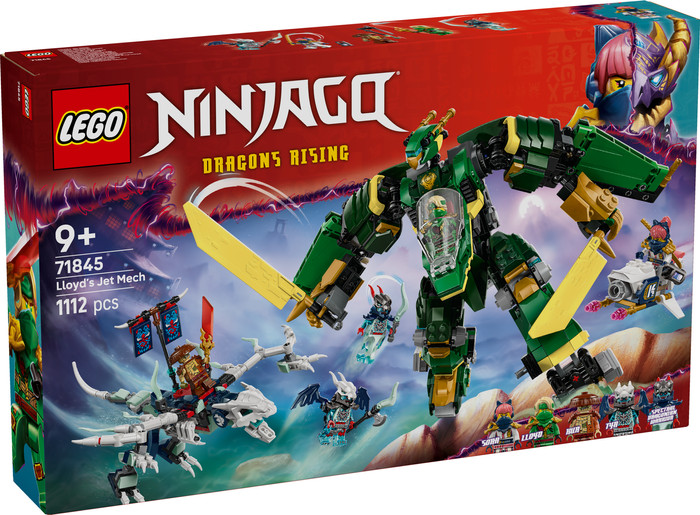 LEGO NINJAGO Lloyd's Jet Mech 71845 packaging