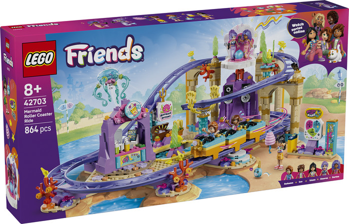LEGO Friends - Les Montagnes Russes des Sirènes 42703 emballage