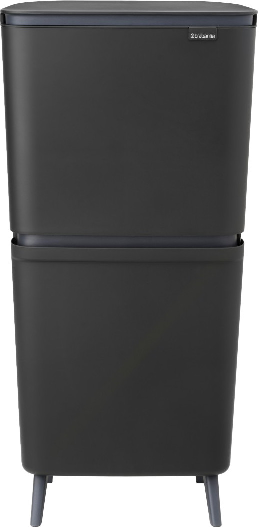 Brabantia SortUp Recycle Hi afvalemmer 25+10+10L Grijs Main Image