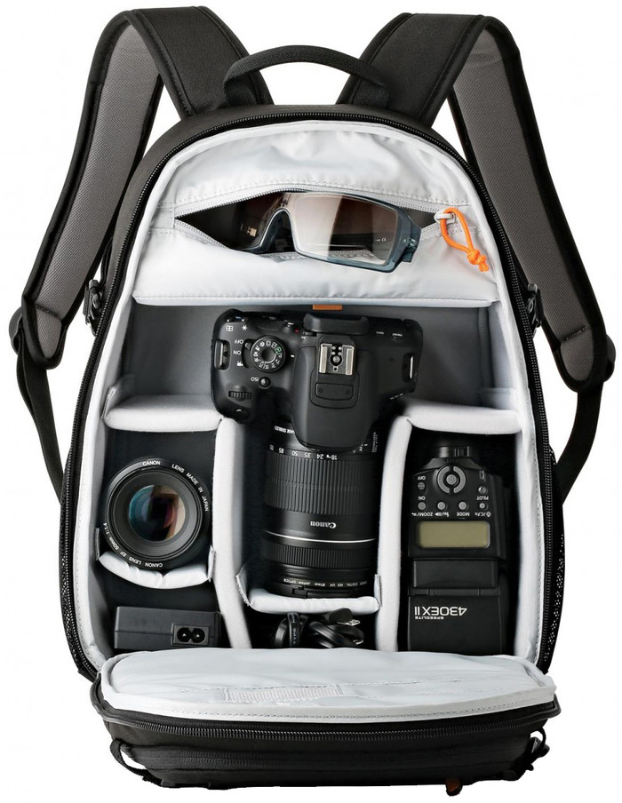 Lowepro Tahoe BP 150 Galaxy Blue intérieur