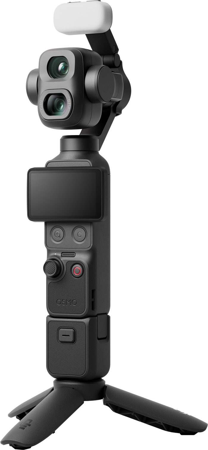 DJI Osmo Pocket 4P (Pro) Creator Combo linkerkant