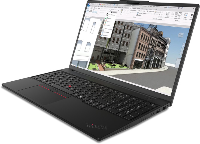 Lenovo ThinkPad P16s Gen 5 (Intel) Copilot+ PC - 21XE0086MH QWERTY rechterkant