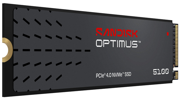 SANDISK Optimus 5100 1TB NVMe SSD voorkant