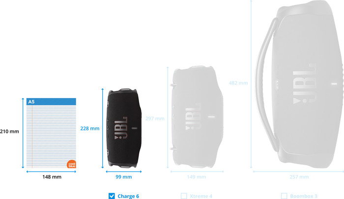 JBL Charge 6 Red Duo Pack visual Coolblue 2