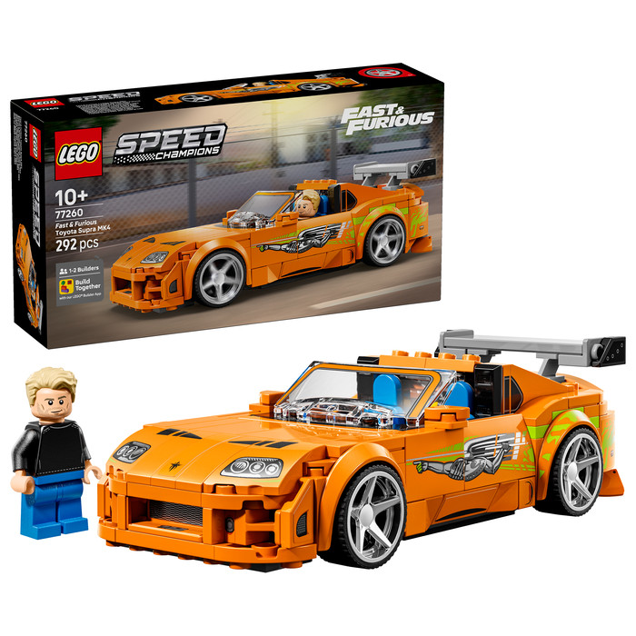 LEGO Speed Champions The Fast and The Furious Toyota Supra MK4 77260 rechterkant