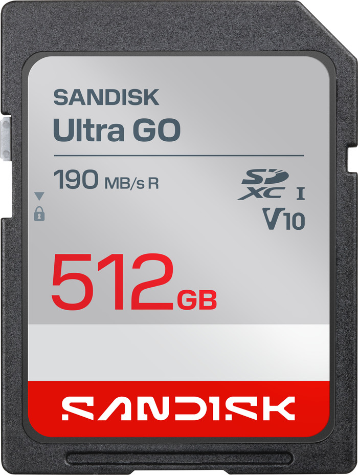 SANDISK Ultra GO SDXC 512GB 190MB/s Main Image