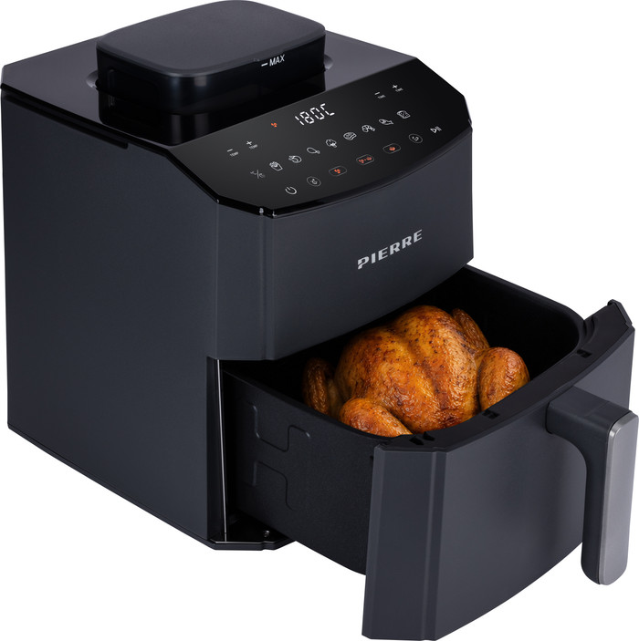 Pierre XXL Single Basket Airfryer met Stoom product in gebruik