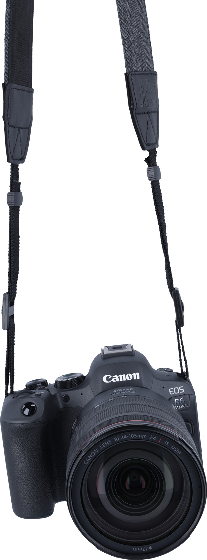 Rollei Camera Strap Zwart detail