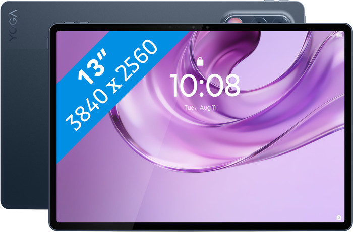 Lenovo Yoga Tab Plus Gen 2 13 inch 256GB Wifi Blauw met Stylus en Hoes Main Image