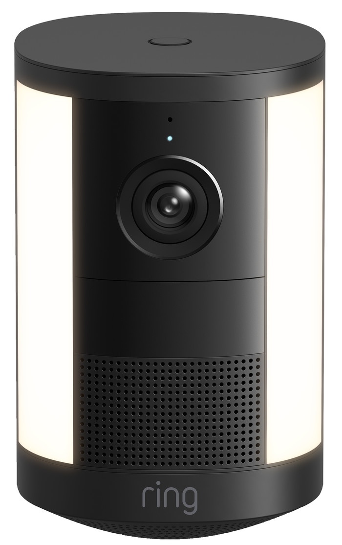 Ring Spotlight Cam 2e Génération Batterie Noir Main Image