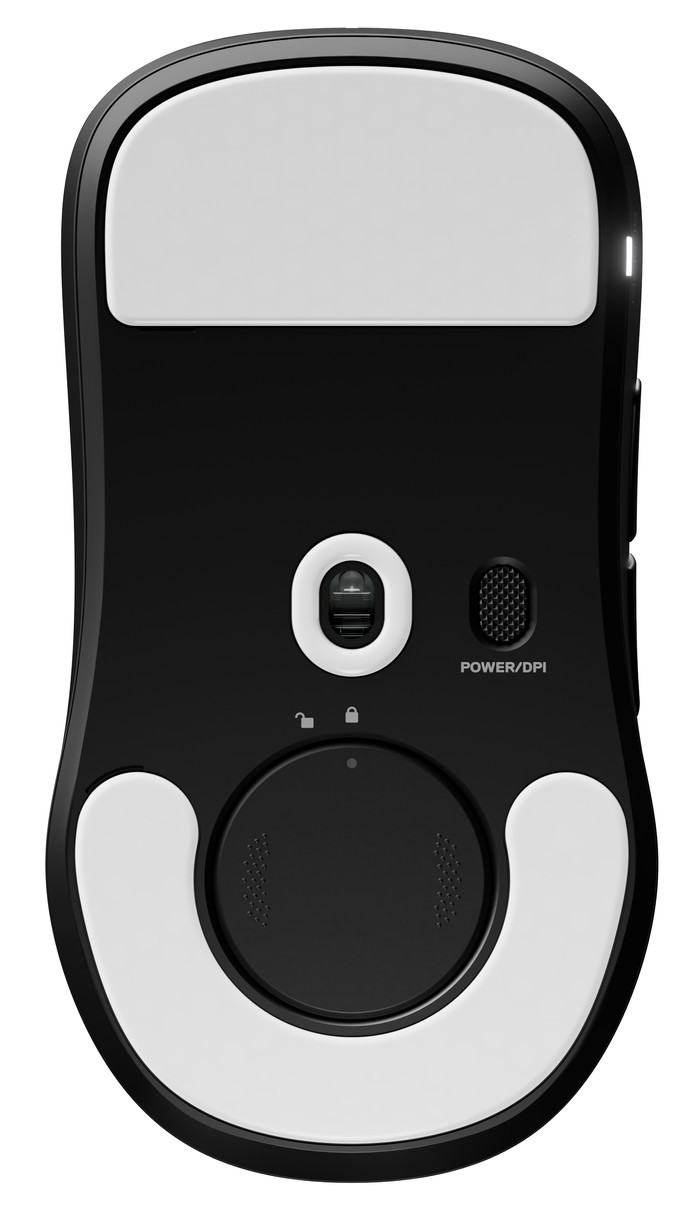 SteelSeries Sensei Pro WL Draadloze Gaming Muis Zwart onderkant