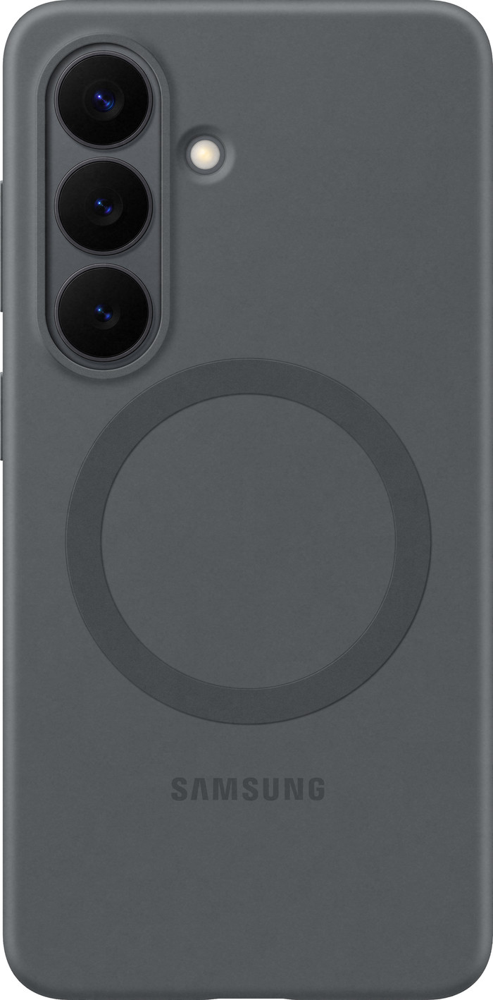 Samsung Galaxy S26 Plus Silicone Back Cover avec Aimant Noir Main Image