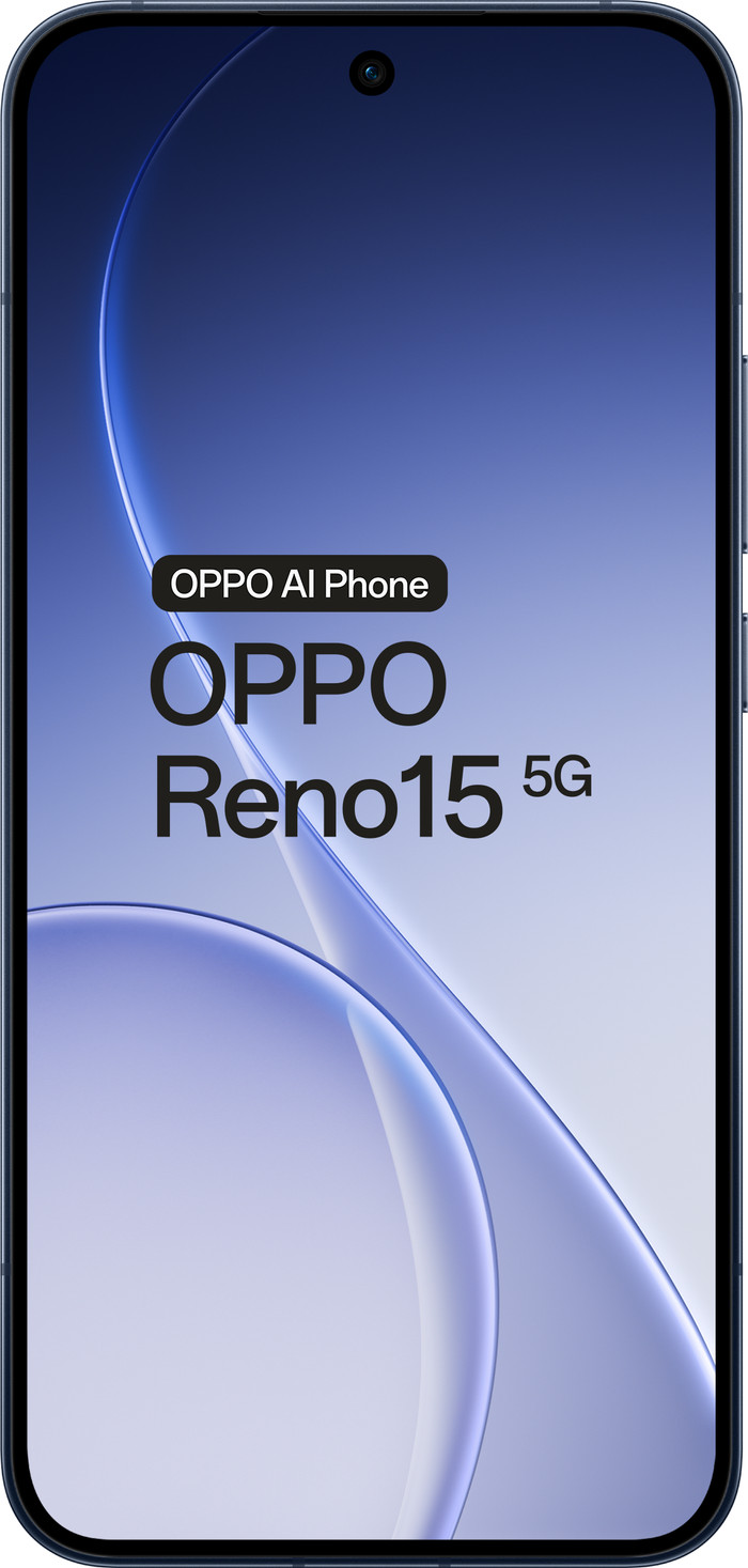 OPPO Reno15 512GB Donkerblauw 5G voorkant