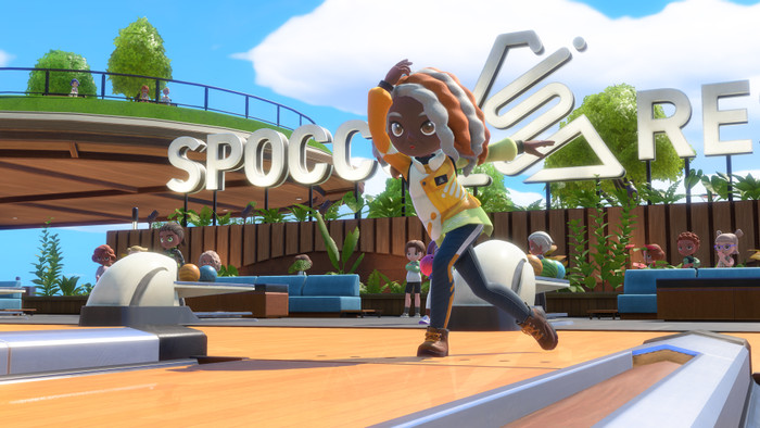 Nintendo Switch Sports Resort Nintendo Switch 2 product in gebruik
