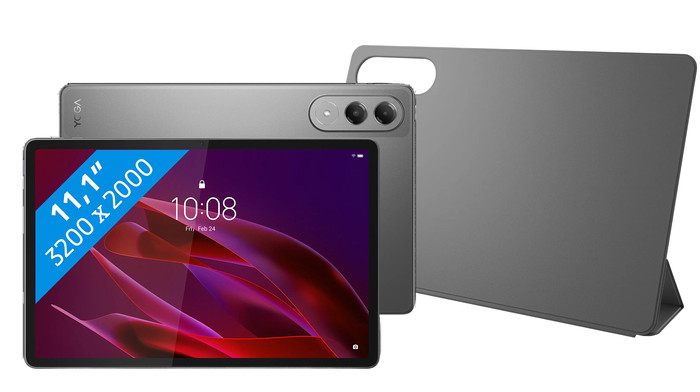 Lenovo Yoga Tab 11,1 Pouces 256 Go Wifi Gris avec Stylet + Book Case Gris Main Image