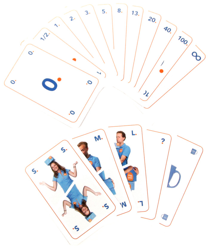 Coolblue Planning Poker binnenkant