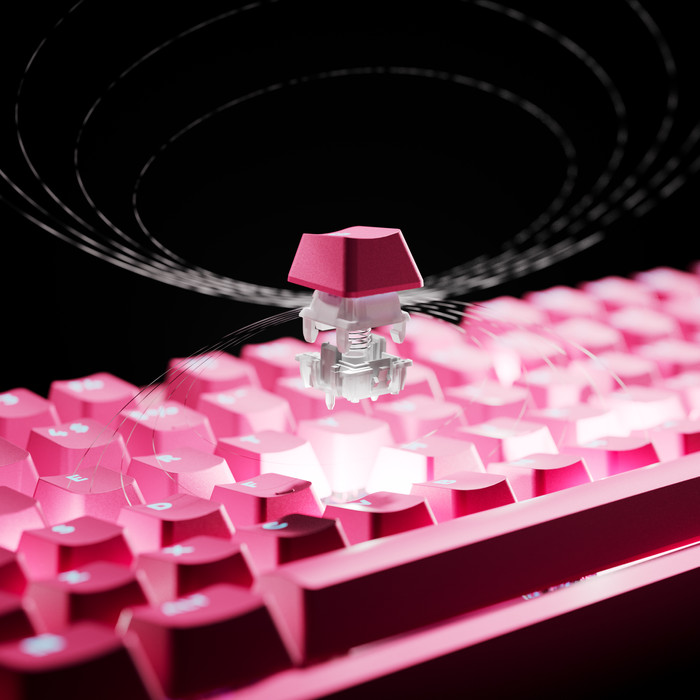 Logitech G PRO X2 RAPID TKL Gaming Toetsenbord Roze Azerty visual leverancier