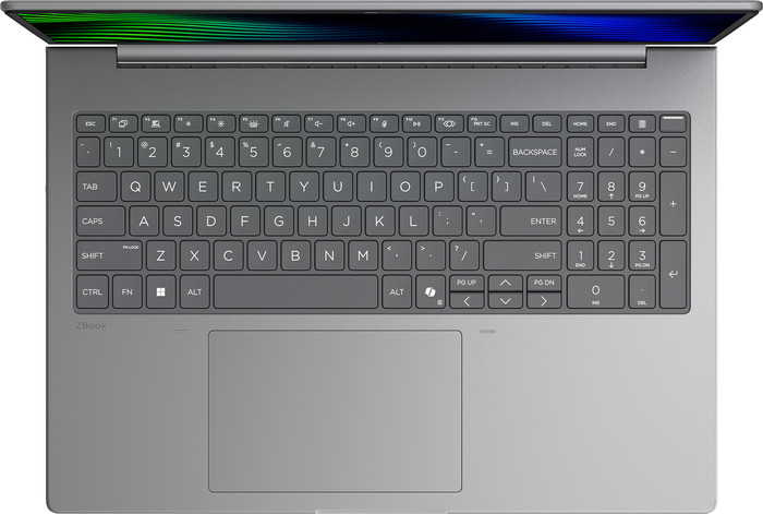 HP ZBook 8 G2i 16'' Copilot+ PC - DN8J2ET Azerty bovenkant