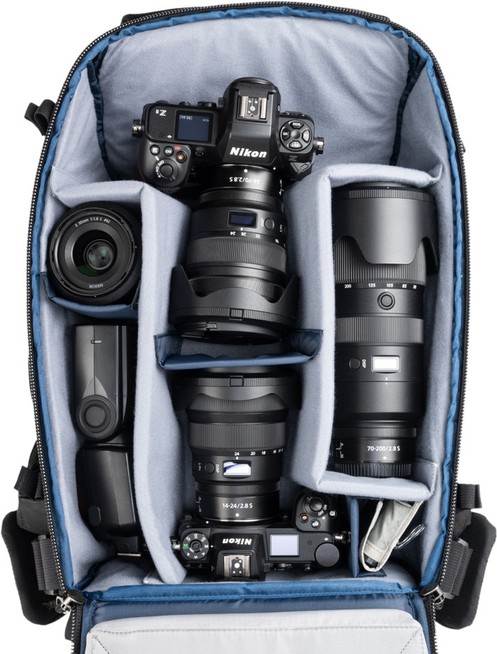 Think Tank DarkLight Backpack 20L Zwart binnenkant