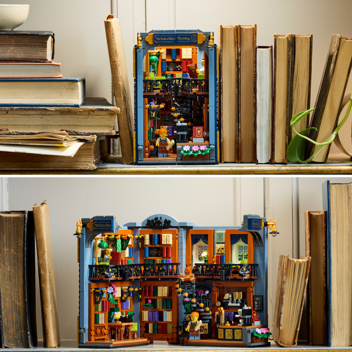LEGO Icons Boekensteun: Boekhandel 11379 detail