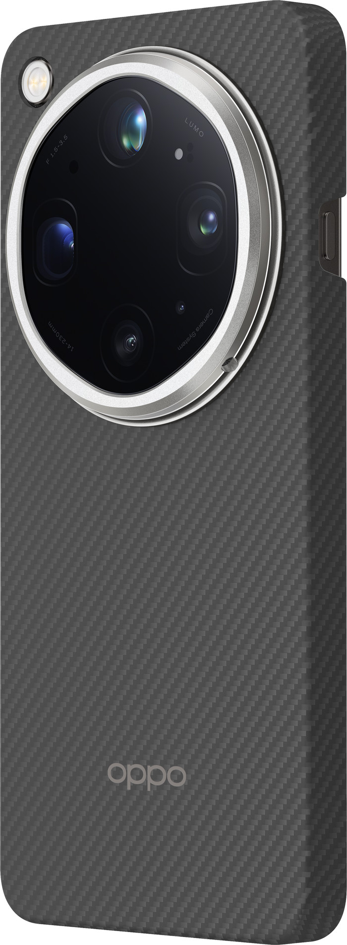 OPPO Find X9 Ultra Back Cover Met Magneet Zwart rechterkant