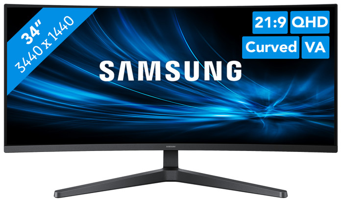 Samsung S55GH LS34H550GAUXEN Curved Main Image
