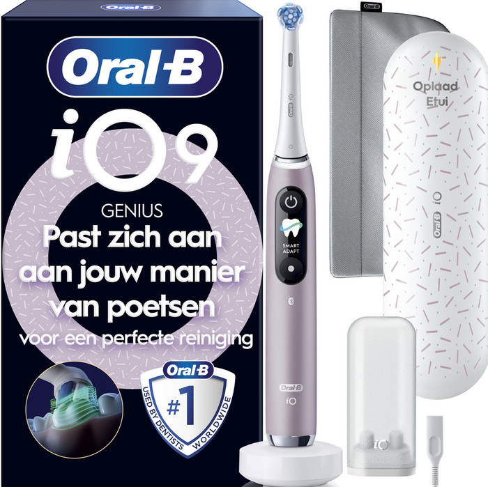Oral-B iO 9n Rozenkwarts Speciale Editie verpakking