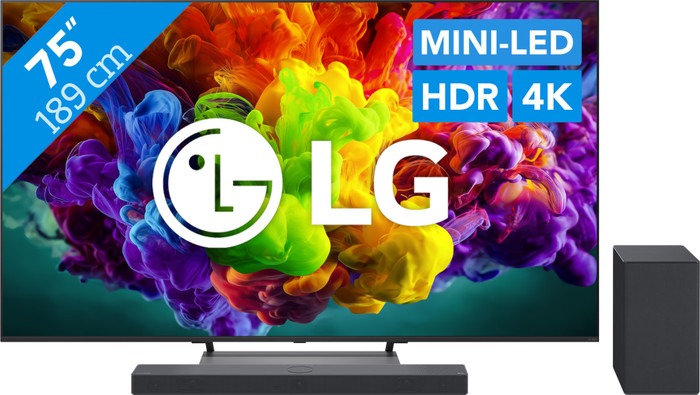 LG Mini-led 75" QNED85 (2026) + LG DSC9S Main Image