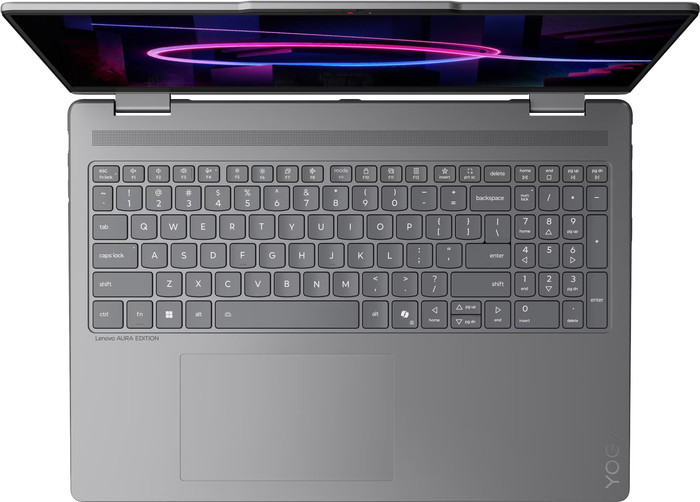 Lenovo Yoga 7 2-en-1 OLED 16IPH11 83TE003XMB AZERTY dessus