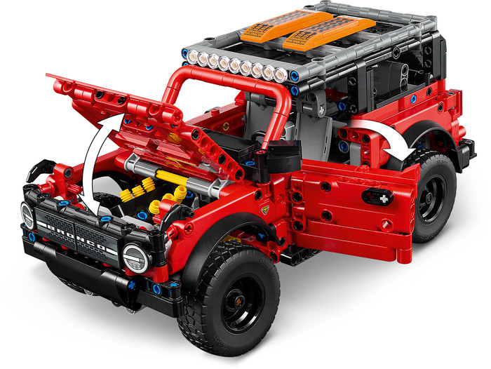 LEGO Autos Trio 42213 + 42226 + 42234 detail