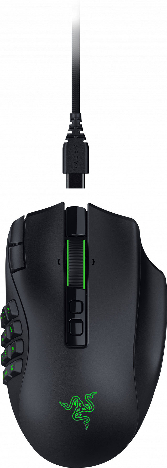 Razer Naga V3 Pro Draadloze Gaming Muis bovenkant