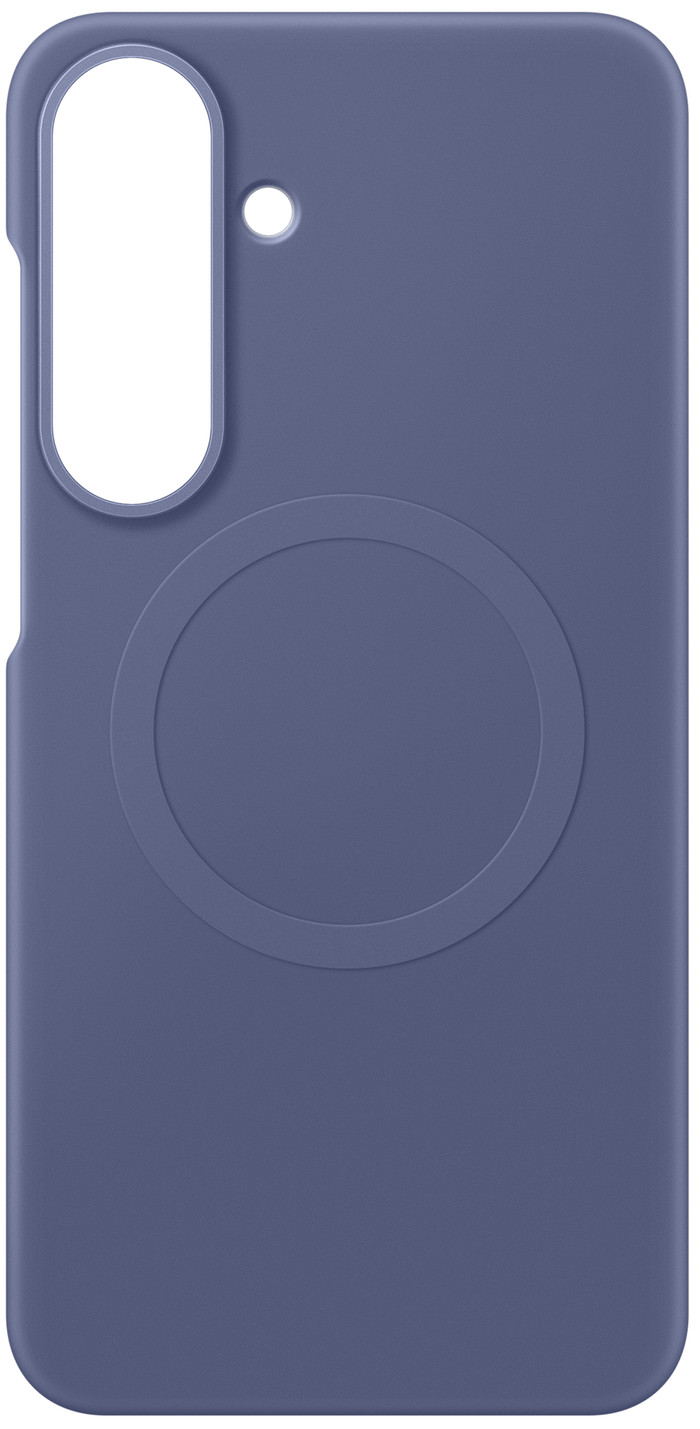 Samsung Galaxy S26 FE Siliconen Back Cover met Magneet Paars achterkant