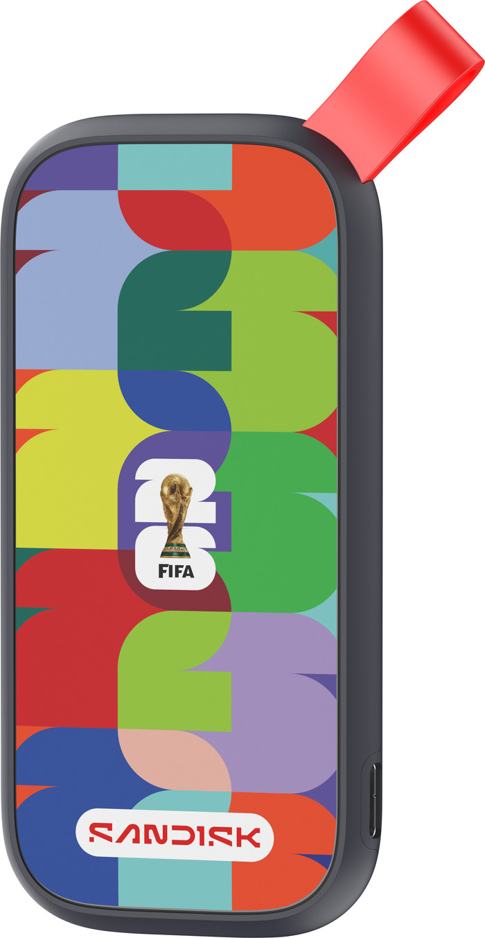 SANDISK Portable SSD FIFA WORLD CUP 2026 Edition 1TB rechterkant