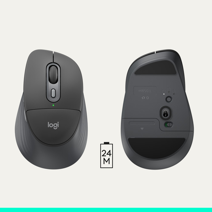 Logitech Signature Comfort Plus M850 L Wireless Mouse Graphite visual supplier