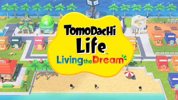 Nintendo Switch Lite + Tomodachi Life: Living the Dream product in gebruik