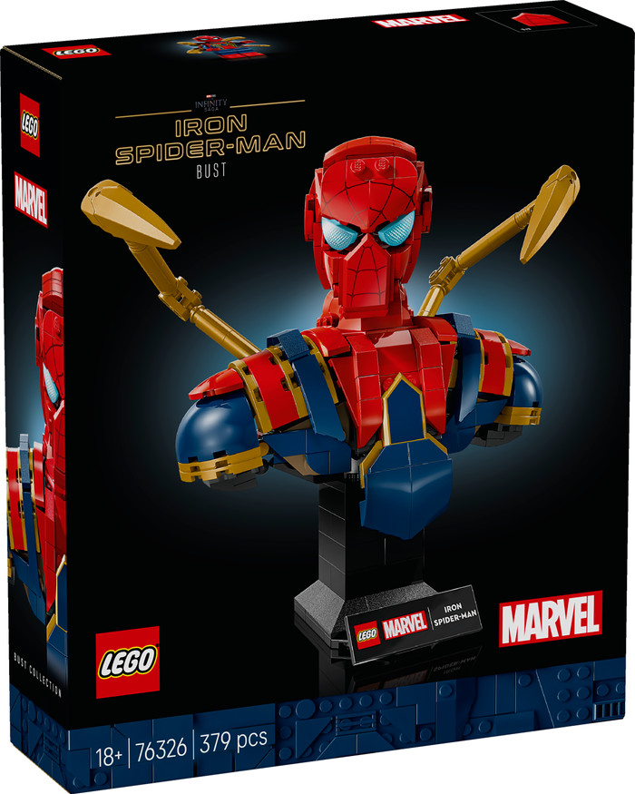 LEGO Marvel - Buste d'Iron Spider-Man 76326 emballage