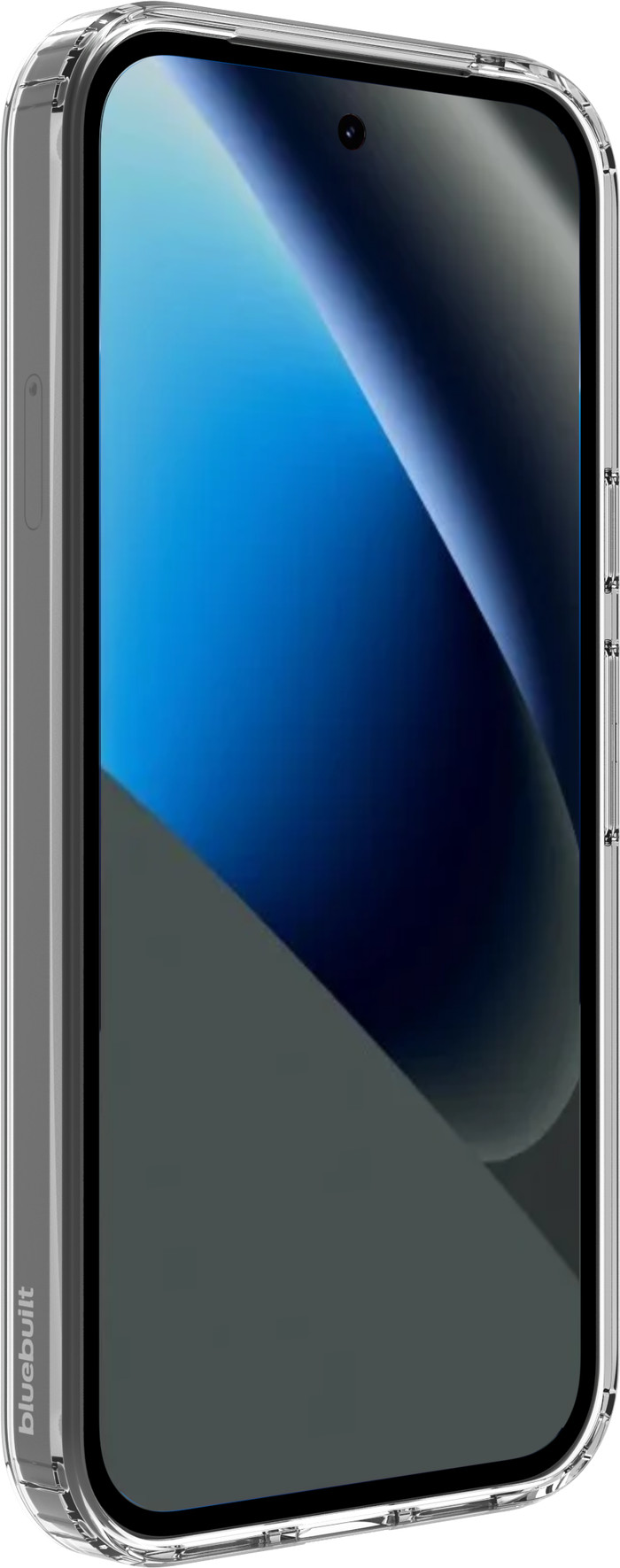 BlueBuilt Protective Back Cover Google Pixel 10a Transparant linkerkant
