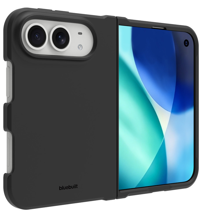 BlueBuilt Protective Back Cover met MagSafe iPhone Duo Zwart linkerkant