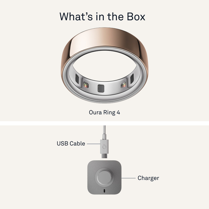 Oura Ring 4 Size 9 Rose Gold visual supplier