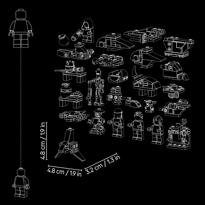 LEGO Star Wars Advent Calendar 2026 75456 detail