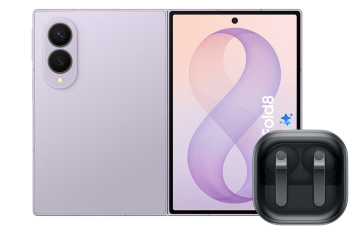 Samsung Galaxy Z Fold 8 512GB Lilac 5G + Samsung Galaxy Buds4 Pro Black Main Image