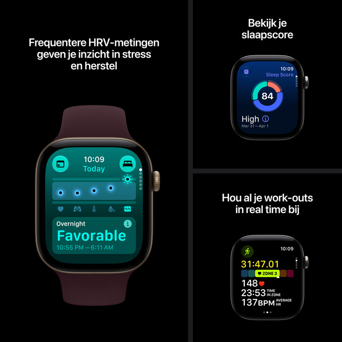 Apple Watch Series 12 Cellular 46mm Ceramic Night Blue Sport Band S/M visual supplier