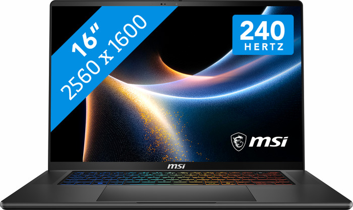 MSI Stealth 16 AI+ OLED Copilot+ PC B3WH-015BE Azerty Main Image