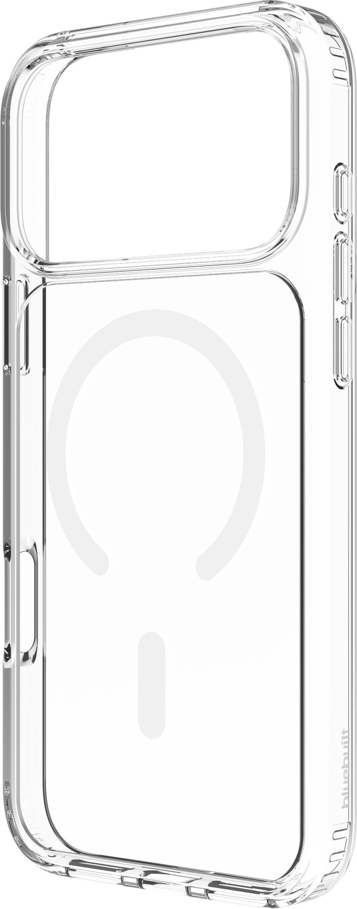BlueBuilt Protective Back Cover avec MagSafe iPhone 17 Pro Max Transparent côté droit