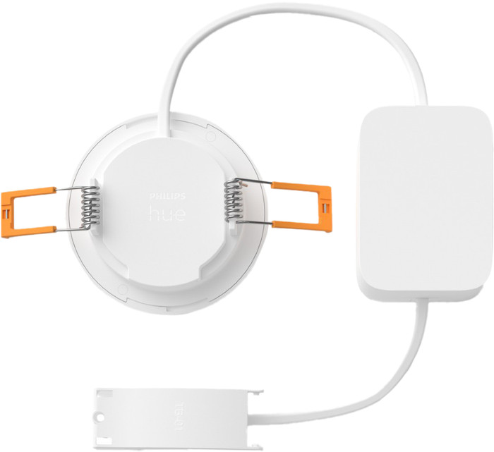 Philips Hue Spot Encastré Slim Lot de 6 - White and Color - 90 mm - Blanc détail
