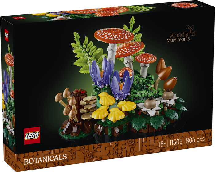 LEGO Botanicals Bospaddenstoelen 11505 verpakking