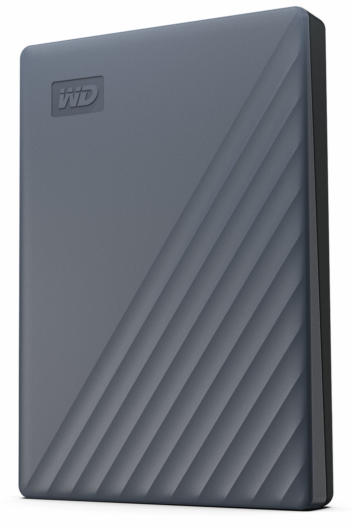 WD My Passport for Mac Type C 2TB Blue right side