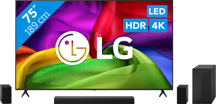 LG Led 75" NU800 (2026) + LG DS60TR Main Image
